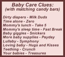 candy baby shower game