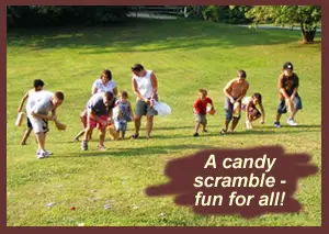 candy scramble party gam