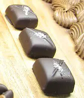 dark chocolate caramels