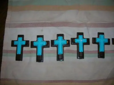 Chocolate Crosses for a Christening Party