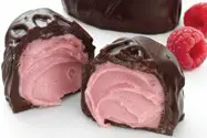 chocolate raspberry bites
