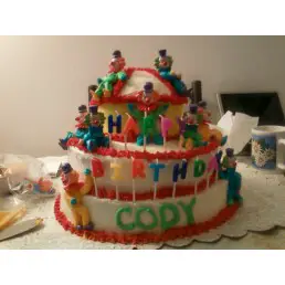 Circus Theme Cake for Cody's 5th Birthday 