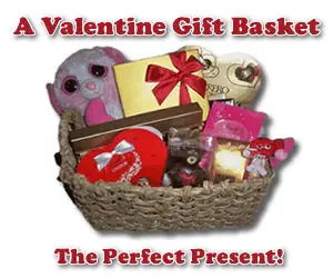 gift basket for Valentines Day