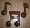 musical notes chocolate candy making molds