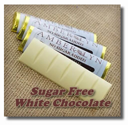 sugar free white chocolate