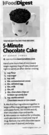 5 Minute Mug Cake Recipe