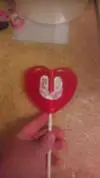 Letter on Lollipop before it disappeared!
