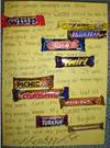 Homemade Thank You Card Made With Candy Bars