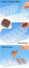 Magnetic Chocolate Molds and Transfer Sheets