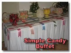 candy buffet